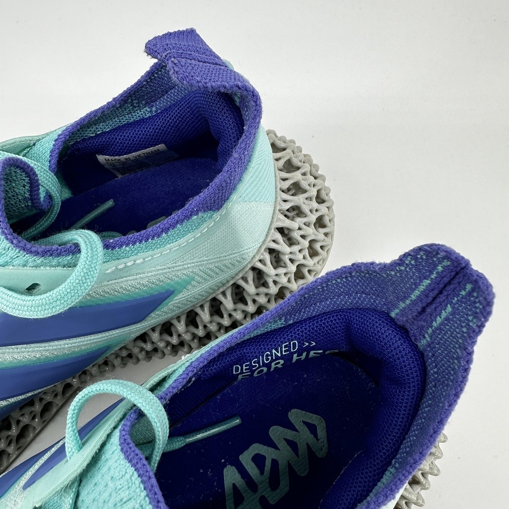 Adidas 4DFWD Shoes Womens Size 6 Aqua Purple 3D Lattice Midsole Running IE8404 - Picture 4 of 11